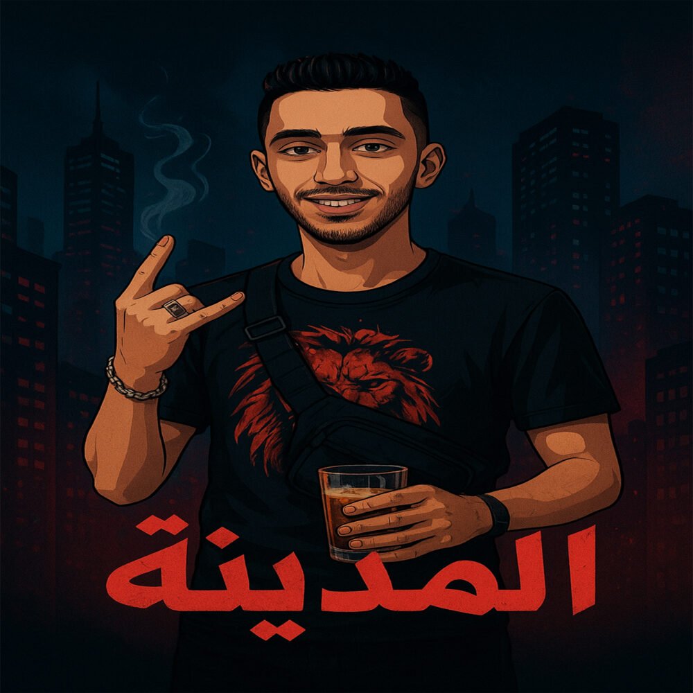 غلاف إصدار المدينة - عمر دقدق